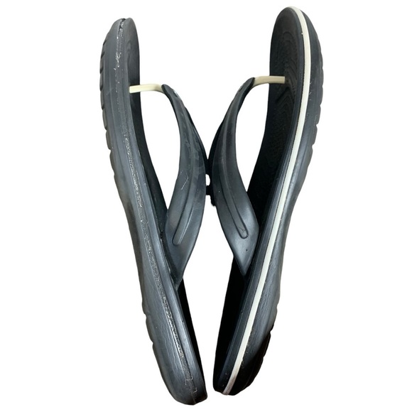 Crocs Crocband Womens Size 10 Mens 8 Black Casual Slip On Flip Flop Sandal *Read - Picture 8 of 9